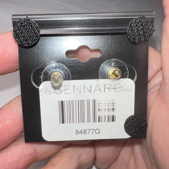 G by Gennaro Stud Earring With Ear Cuff Jacket - Picture 5 of 5